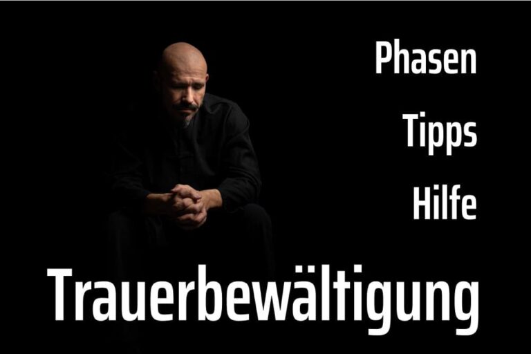 Trauerbewältigung Phasen Hilfe Tipps