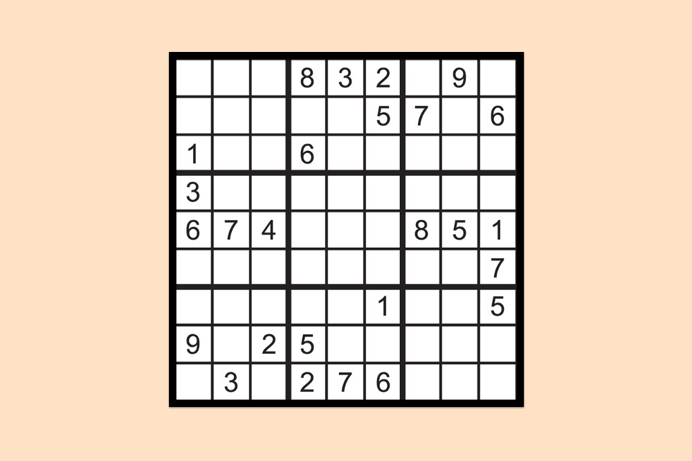 Sudoku Raetsel Mittel 4