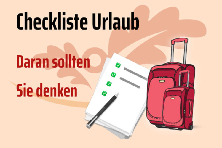 Checkliste Urlaub: Packliste Zum Ausdrucken & Abhaken