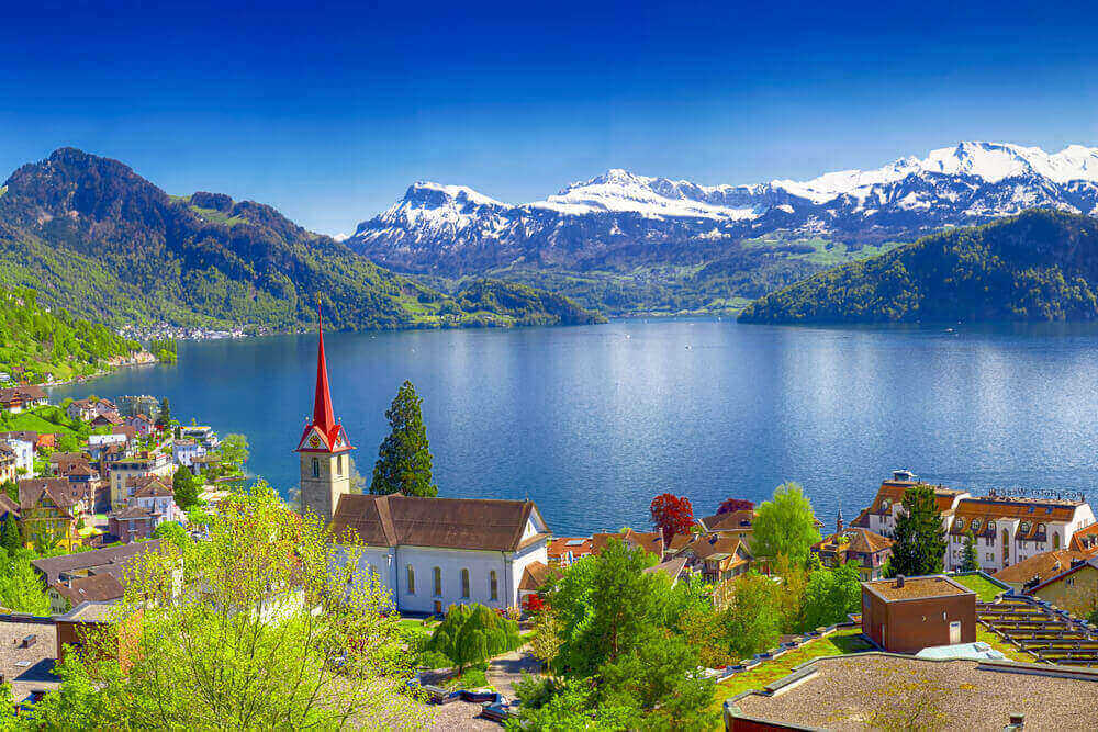 Schweiz-Vierwaldstaetter-See-Gotthard