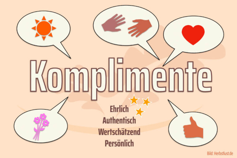 Komplimente: Süße Sprüche für Frauen + Männer