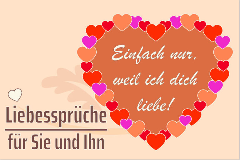Liebessprüche Mehr als 147 gefühlvolle Verse für Sie und Ihn