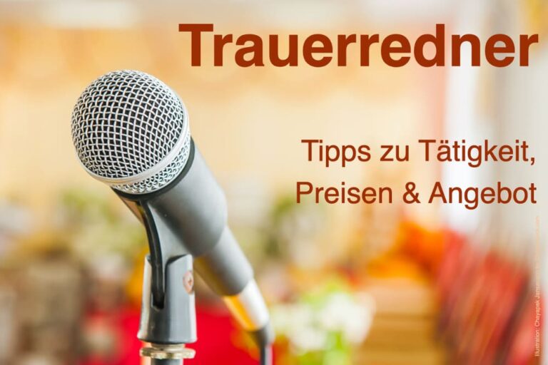 Trauerredner: Kosten & 11 Tipps für die Suche