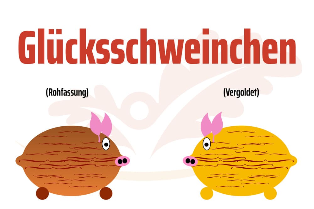 Mitbringsel Weihnachten Silvester Gluecksschweinchen Kleine Aufmerksamkeit