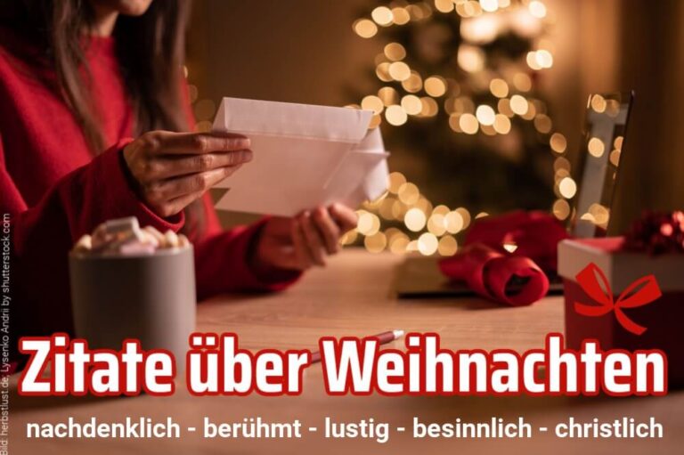 Mehr als 40 berühmte Zitate über Weihnachten