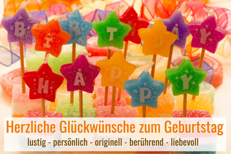 Geburtstagswünsche: Mehr als 77 herzliche Glückwünsche