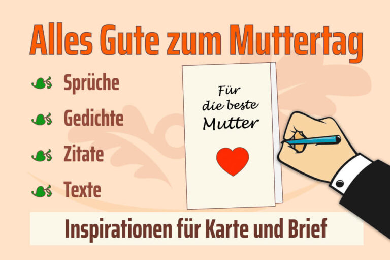 Muttertagssprüche: Liebevolle Verse für die Mutter