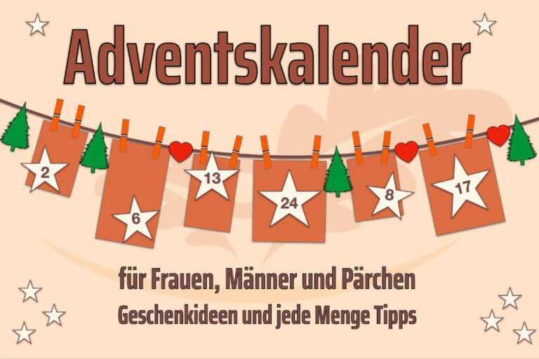 Adventskalender basteln für Erwachsene: Ideen + Geschenke