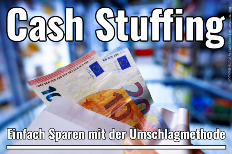 Cash Stuffing: Sparen Sie bares Geld mit der Umschlagmethode