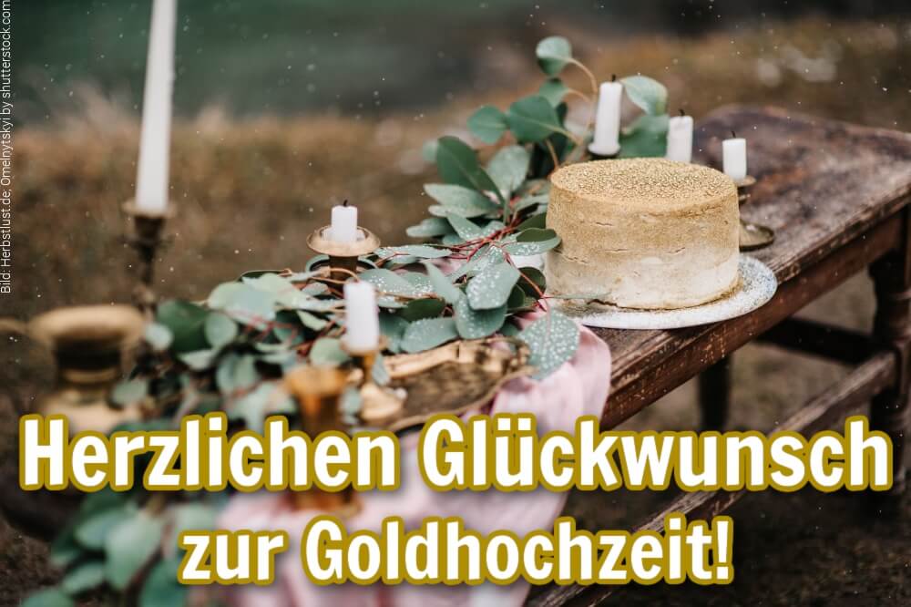 Goldene Hochzeit Goldhochzeit Feier Geschenke