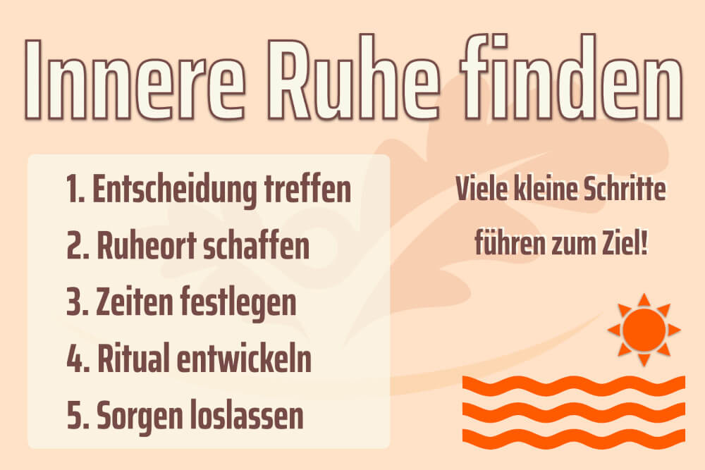 Innere Ruhe Finden Prozess Gelassenheit