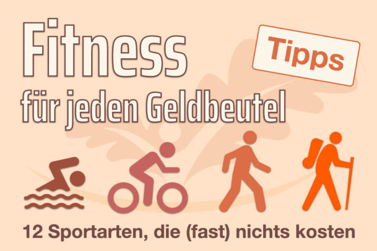 Sportliche Aktivitäten: Geld sparen und fit bleiben