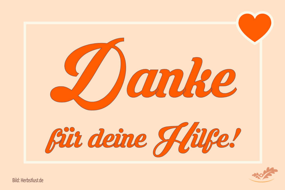 Danke Fuer Deine Hilfe