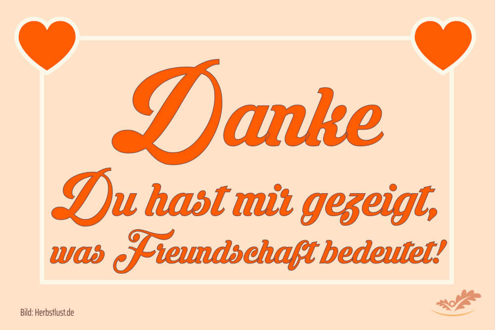 Danke Fuer Freundschaft